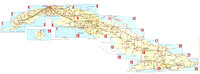 Guia Carretera Cuba Map